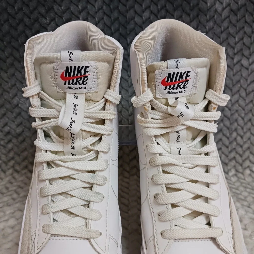 Nike Blazer Mid '77 SE GS Dance White Black Youth Sneakers Shoes Size 6Y